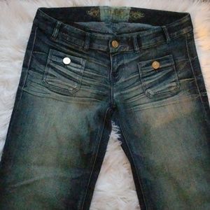 Express Zelda wide leg jeans